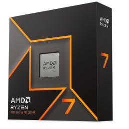 AMD Ryzen 7 8C/16T 9700X (3.8GHz/5.5GHz,40MB,65W,AM5) box, with Radeon Graphics