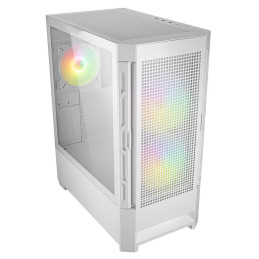 COUGAR PC skříň DUOFACE White Mid Tower Airflow Front Panel TG Left Panel 2 x ARGB 140mm & 1x 120mm Fans