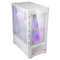 COUGAR PC skříň DUOFACE White Mid Tower Airflow Front Panel TG Left Panel 2 x ARGB 140mm & 1x 120mm Fans
