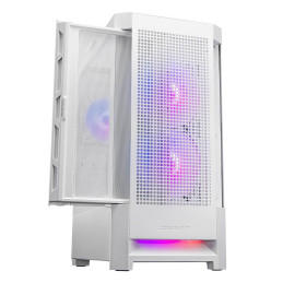 COUGAR PC skříň DUOFACE White Mid Tower Airflow Front Panel TG Left Panel 2 x ARGB 140mm & 1x 120mm Fans