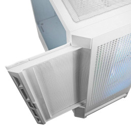 COUGAR PC skříň DUOFACE White Mid Tower Airflow Front Panel TG Left Panel 2 x ARGB 140mm & 1x 120mm Fans