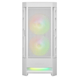 COUGAR PC skříň DUOFACE White Mid Tower Airflow Front Panel TG Left Panel 2 x ARGB 140mm & 1x 120mm Fans