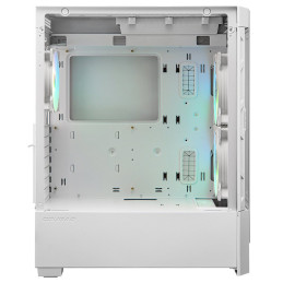 COUGAR PC skříň DUOFACE White Mid Tower Airflow Front Panel TG Left Panel 2 x ARGB 140mm & 1x 120mm Fans