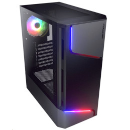 COUGAR PC skříň MX360 Mid Tower Tempered glass cover 120mm fan