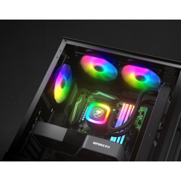 COUGAR PC skříň MX360 Mid Tower Tempered glass cover 120mm fan