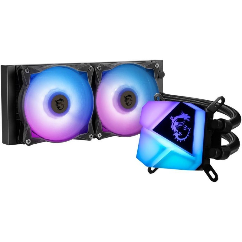 OPRAVENÉ - MSI vodní chladič CPU MAG CORELIQUID C240/ 2x ARGB 120 mm fan / podpora LGA1700
