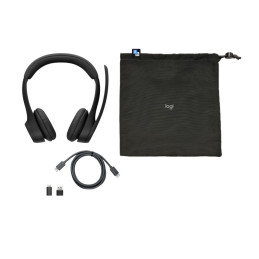 Logitech Zone 305 headset - UC Receiver - GRAPHITE - EMEA