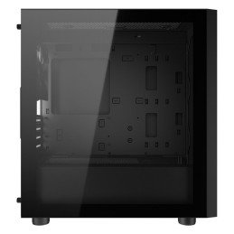 COUGAR PC skříň UNIFACE Black Mini Tower Mesh Front Panel 1x 120mm Fan TG Left Panel