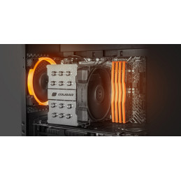 COUGAR PC skříň UNIFACE White Mini Tower Mesh Front Panel 1x 120mm Fan TG Left Panel