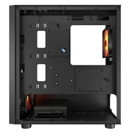 COUGAR PC skříň UNIFACE RGB Black Mini Tower Mesh Front Panel 2x 140mm RGB Fan + 1x 120mm RGB Fan TG Left Panel