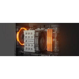 COUGAR PC skříň UNIFACE RGB Black Mini Tower Mesh Front Panel 2x 140mm RGB Fan + 1x 120mm RGB Fan TG Left Panel