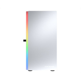 COUGAR PC skříň Purity RGB White Mini Tower TG Front Panel ARGB strip / 1 x ARGB Fan / 3mm TG Left Panel