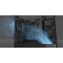 COUGAR PC skříň FV270 Black Mid tower tempered curved glass perimeter quick detachable air filters up to 9 fans