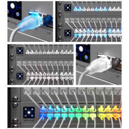 Ubiquiti UniFi Etherlighting Patch Cable 5m (UACC-Cable-Patch-EL-5M-W) - 5m, Cat.6, 2.5Gbps, bílý
