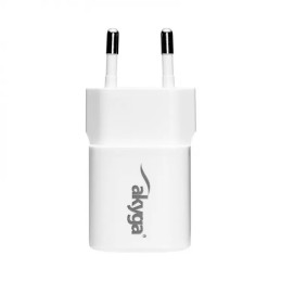 Akyga Nabíječka univerzální USB-C PD 5-12V / max. 3A 25W Quick Charge 3.0 GaN, bílá