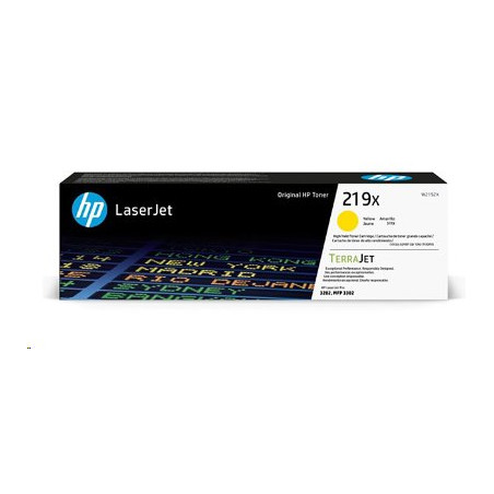 Žltá originálna tonerová kazeta s vysokou výťažnosťou HP 219X LaserJet 2500 stran