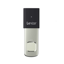 Lexar flash disk 64GB - Fingerprint F35Pro USB 3.2 (čtení/zápis: 300/150MB/s)