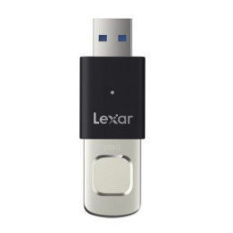 Lexar flash disk 256GB - Fingerprint F35Pro USB 3.2 (čtení/zápis: 400/350MB/s)