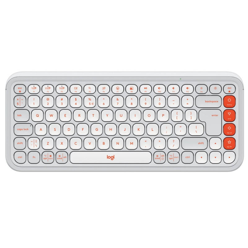 Logitech POP ICON KEYS - WHITE - US INT'L - BT
