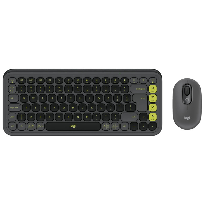 Logitech POP ICON COMBO - GRAPHITE - US INT'L - BT - INTNL
