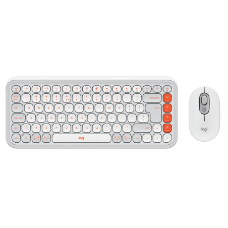 Logitech POP ICON COMBO - WHITE - US INT'L - BT - INTNL