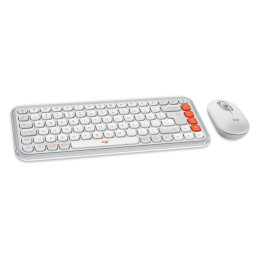 Logitech POP ICON COMBO - WHITE - US INT'L - BT - INTNL