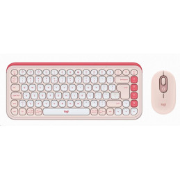 Logitech POP ICON COMBO - ROSE - US INT'L - BT - INTNL