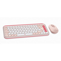 Logitech POP ICON COMBO - ROSE - US INT'L - BT - INTNL