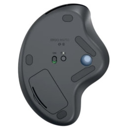 Logitech ERGO M575S Wireless Trackball - GRAPHITE+BLUE BALL - BT
