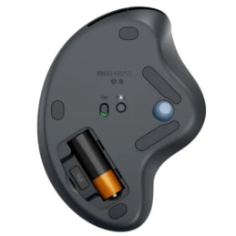 Logitech ERGO M575S Wireless Trackball - GRAPHITE+BLUE BALL - BT