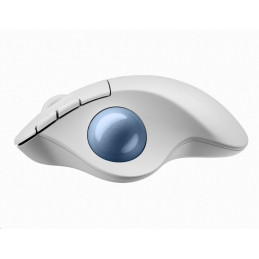 Logitech ERGO M575S Wireless Trackball - OFFWHITE+BLUE BALL - BT
