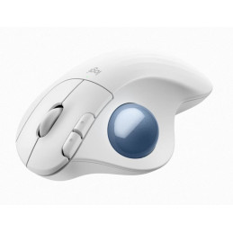 Logitech ERGO M575S Wireless Trackball - OFFWHITE+BLUE BALL - BT