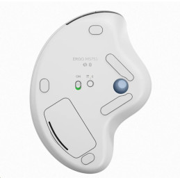 Logitech ERGO M575S Wireless Trackball - OFFWHITE+BLUE BALL - BT