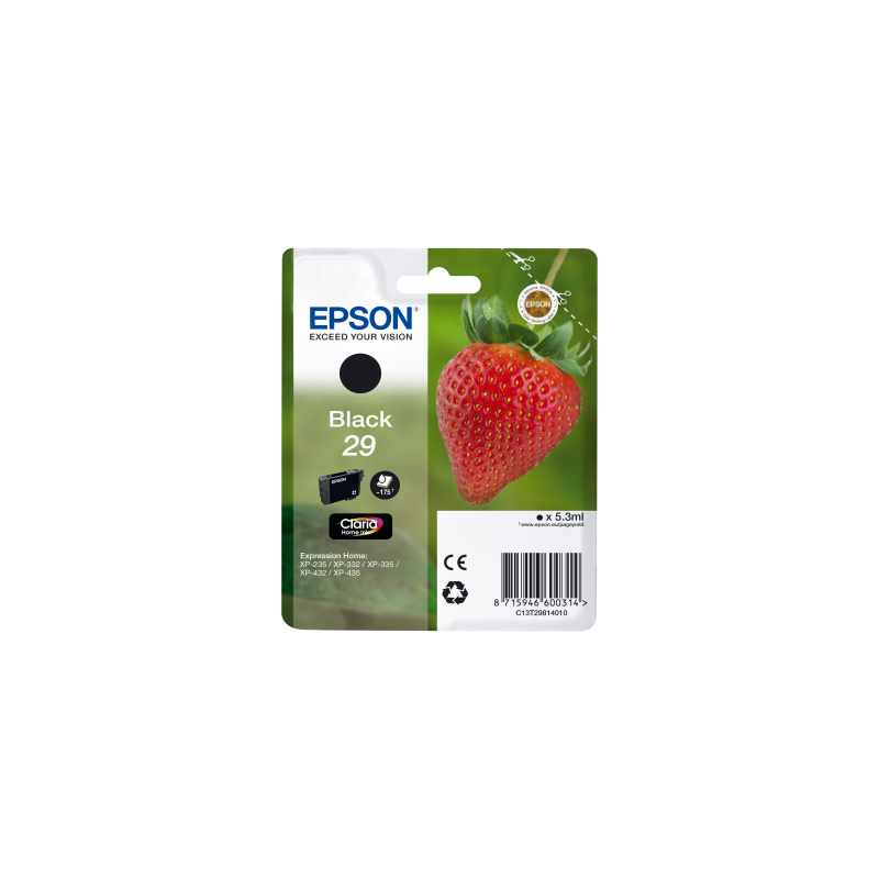 Epson atrament XP-332 black L