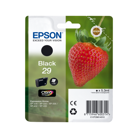 Epson atrament XP-332 black L