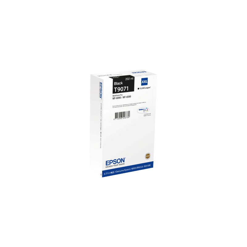 Epson atrament WF-6xxx series black XXL - 202ml