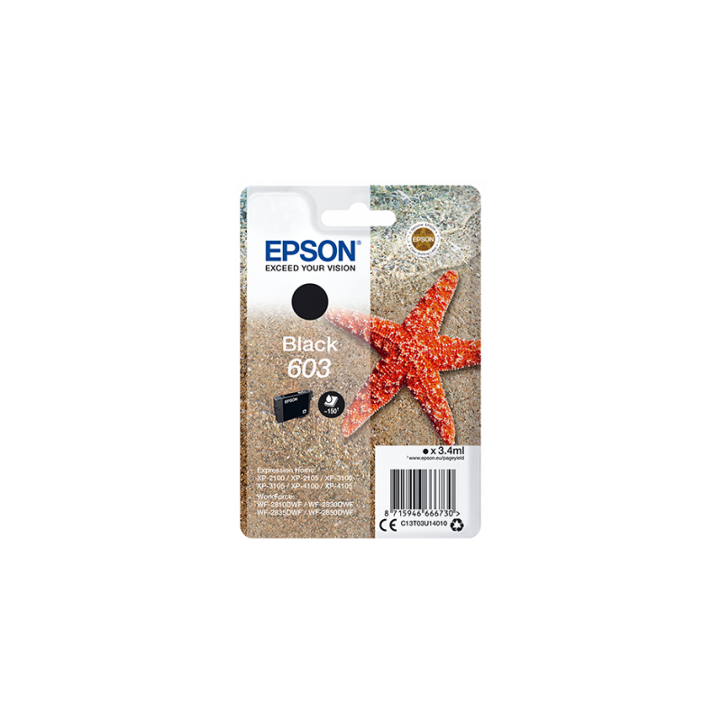 Epson atrament XP-2100/3100 black 3.4ml - 150 str.