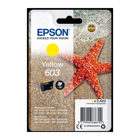 Epson atrament XP-2100/3100 yellow 2.4ml - 150 str.