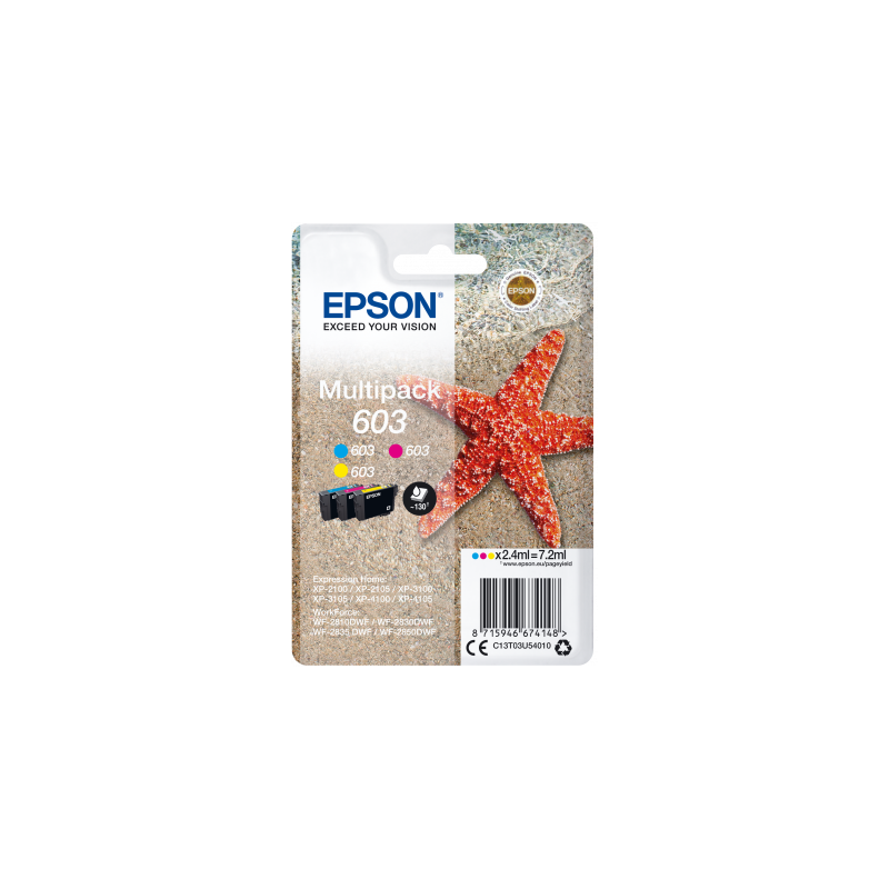 Epson atrament XP-2100/3100 multipack CMY