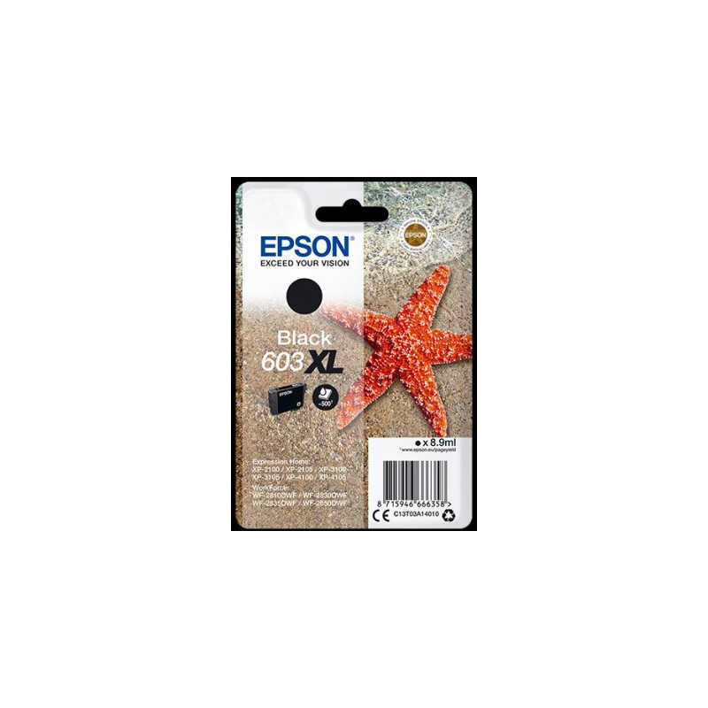 Epson atrament XP-2100/3100 black XL 8.9ml - 500 str.