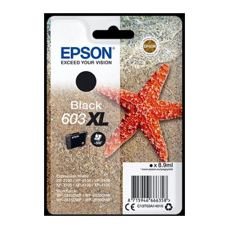Epson atrament XP-2100/3100 black XL 8.9ml - 500 str.