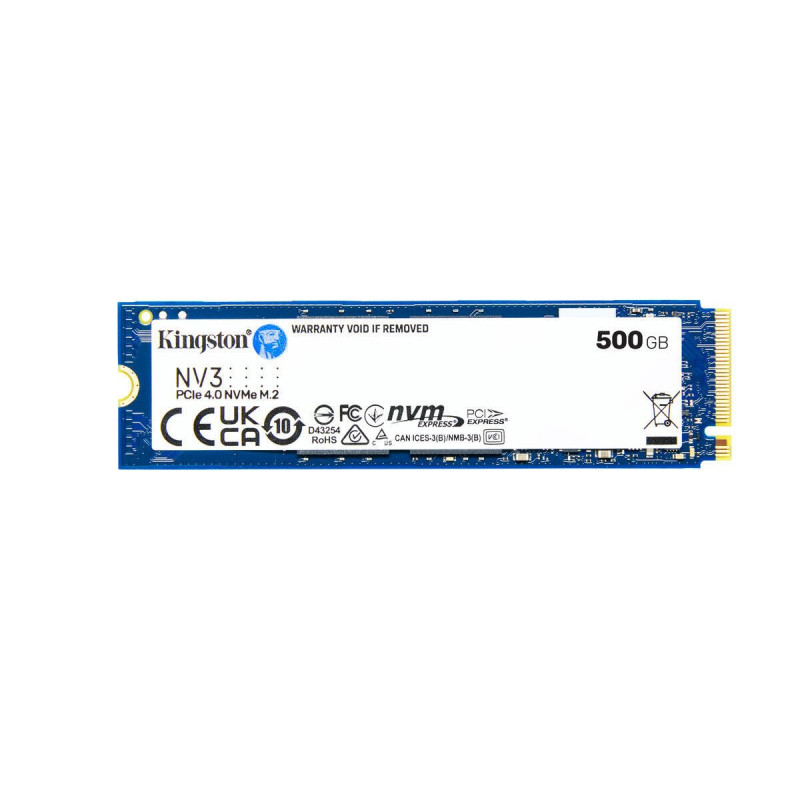 Kingston SSD 500GB NV3 NVMe™ PCIe M.2 2280 (ctení/zápis: 6000/5000MB/s,)