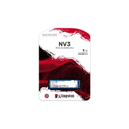 Kingston SSD 1000GB NV3 NVMe™ PCIe M.2 2280 (ctení/zápis: 6000/5000MB/s,)