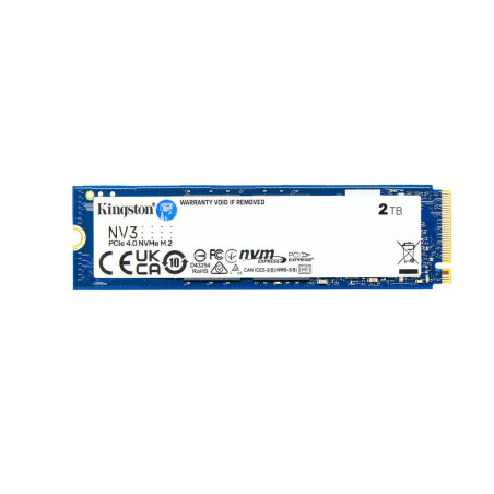 Kingston SSD 2000GB NV3 NVMe™ PCIe M.2 2280 (ctení/zápis: 6000/5000MB/s,)