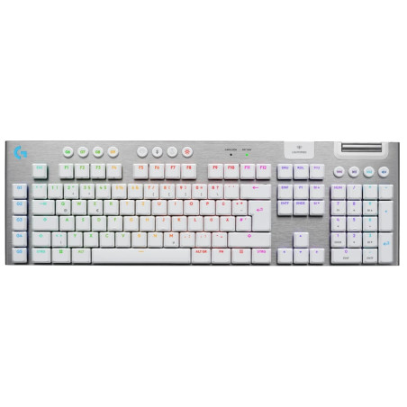 Logitech G915 X LIGHTSPEED Low-Profile Wireless Gaming Keyboard - TACTILE - WHITE - US - 2.4GHZ/BT - USB-C - EMEA