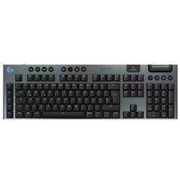 Logitech G915 X LIGHTSPEED Low-Profile Wireless Gaming Keyboard - LINEAR - BLACK - US - 2.4GHZ/BT - USB-C - EMEA