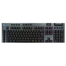 Logitech G915 X LIGHTSPEED Low-Profile Wireless Gaming Keyboard - CLICKY - BLACK - US - 2.4GHZ/BT - USB-C - EMEA