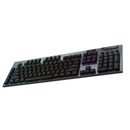 Logitech G915 X LIGHTSPEED Low-Profile Wireless Gaming Keyboard - CLICKY - BLACK - US - 2.4GHZ/BT - USB-C - EMEA