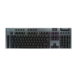 Logitech G915 X LIGHTSPEED Low-Profile Wireless Gaming Keyboard - TACTILE - BLACK - US - 2.4GHZ/BT - USB-C - EMEA