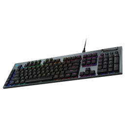 Logitech G915 X Low-Profile Wired Gaming Keyboard - TACTILE - BLACK - US - USB-C - EMEA